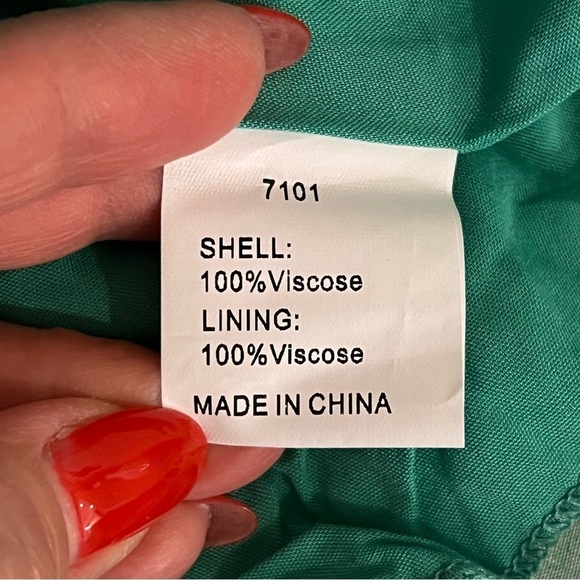 PRETTYGARDEN Halter Neck Sleeveless Maxi Dress tiered Sundress, polka dot, sz S - Picture 16 of 16